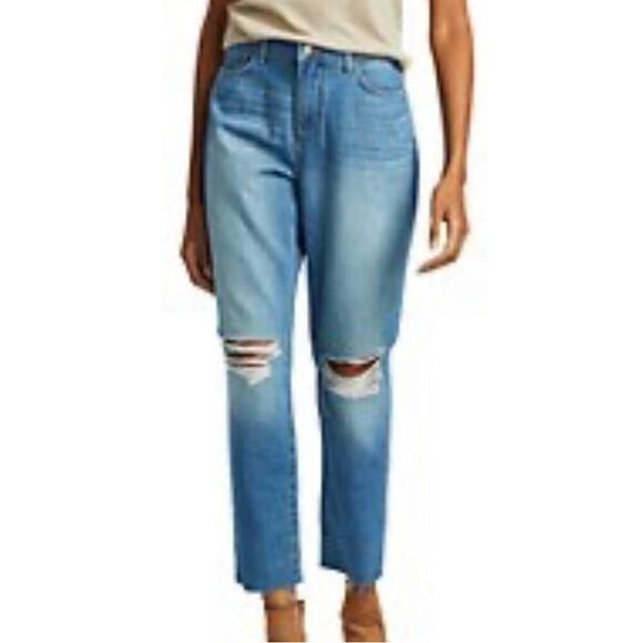 L'AGENCE jeans Bridget High-Rise Slouch Straight NEW waist MSRP $265 - Picture 2 of 11